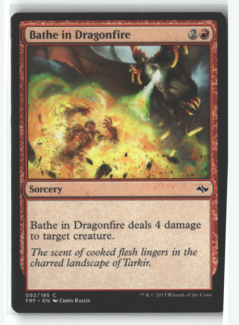 Bathe in Dragonfire | Lightly Played / English / Normal