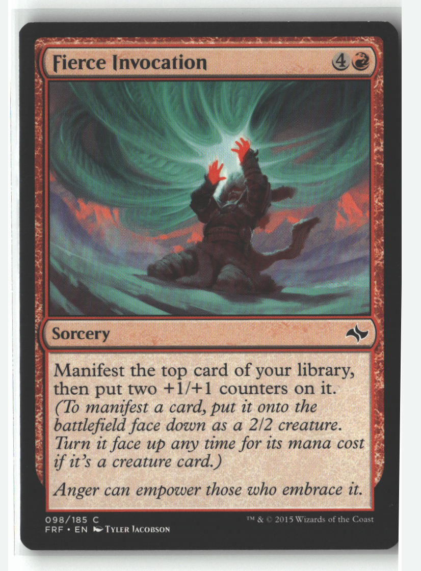 Fierce Invocation | Lightly Played / English / Normal