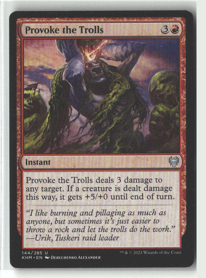 Provoke the Trolls | Lightly Played / English / Normal