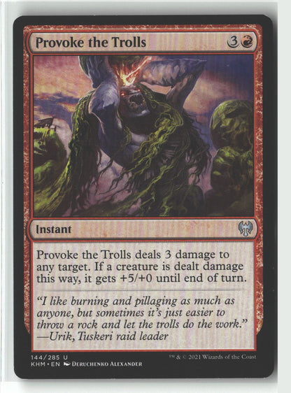 Provoke the Trolls | Lightly Played / English / Normal
