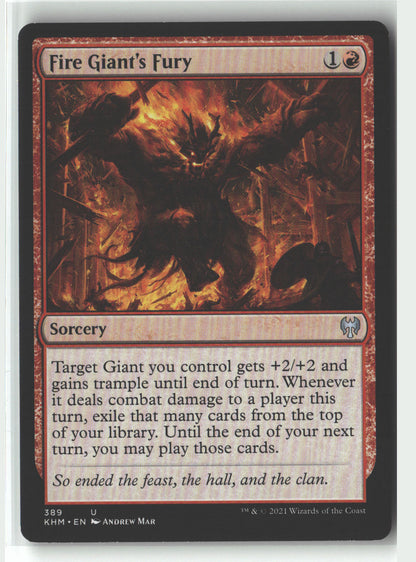 Fire Giant's Fury | Lightly Played / English / Normal