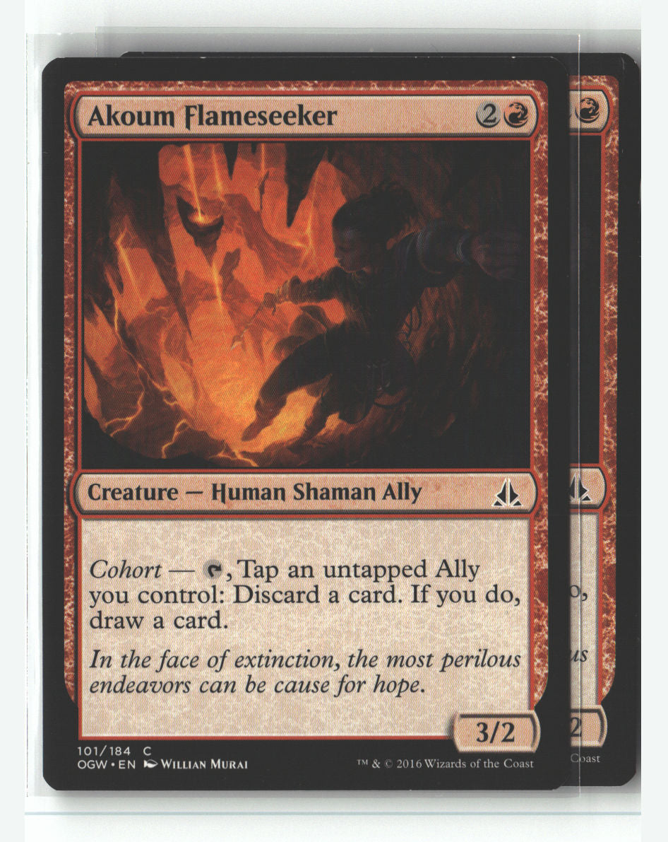 Akoum Flameseeker | Lightly Played / English / Normal