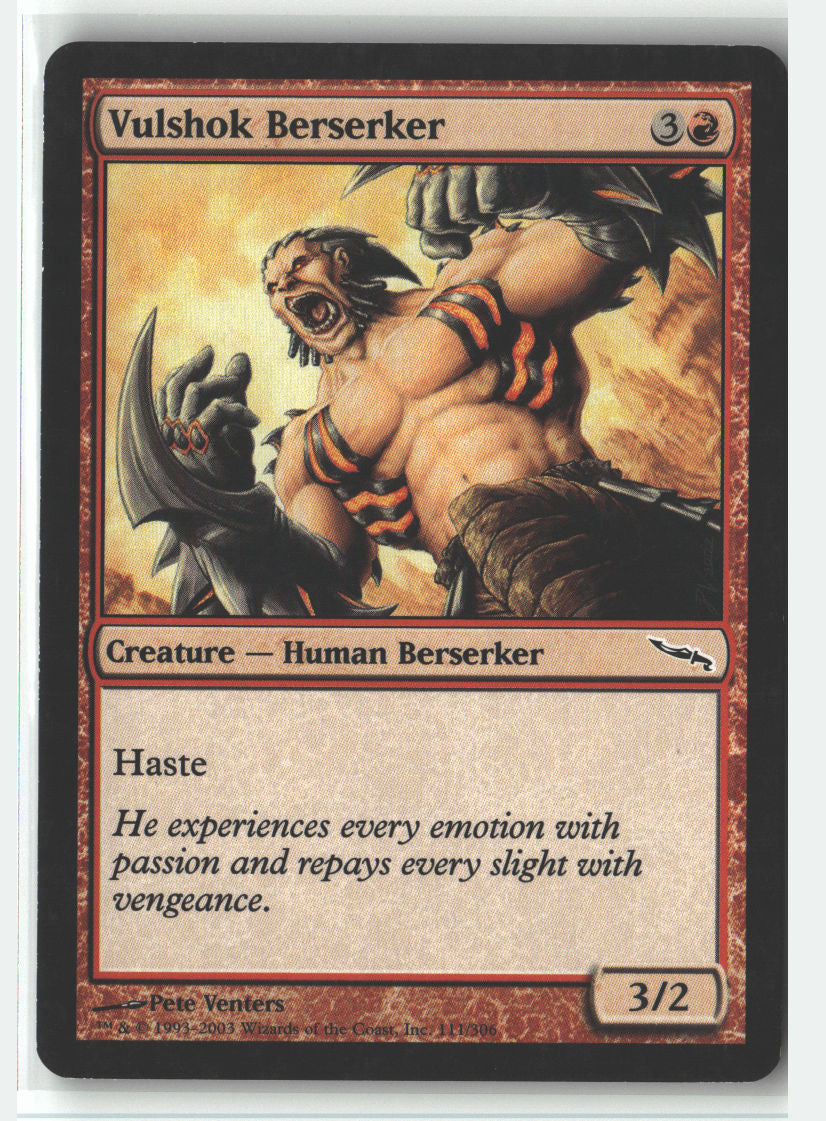 Vulshok Berserker | Lightly Played / English / Normal