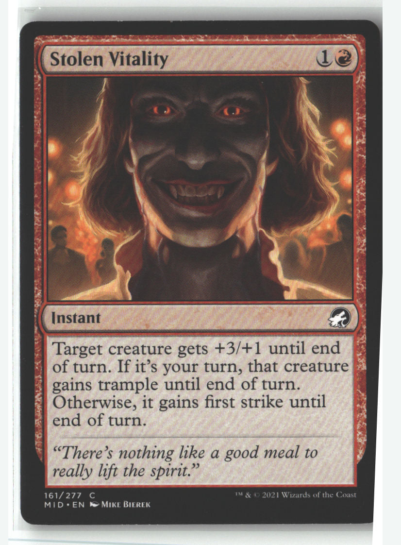 Stolen Vitality