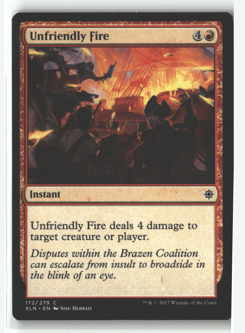 Unfriendly Fire | Lightly Played / English / Normal