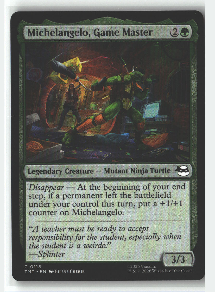 Michelangelo, Game Master