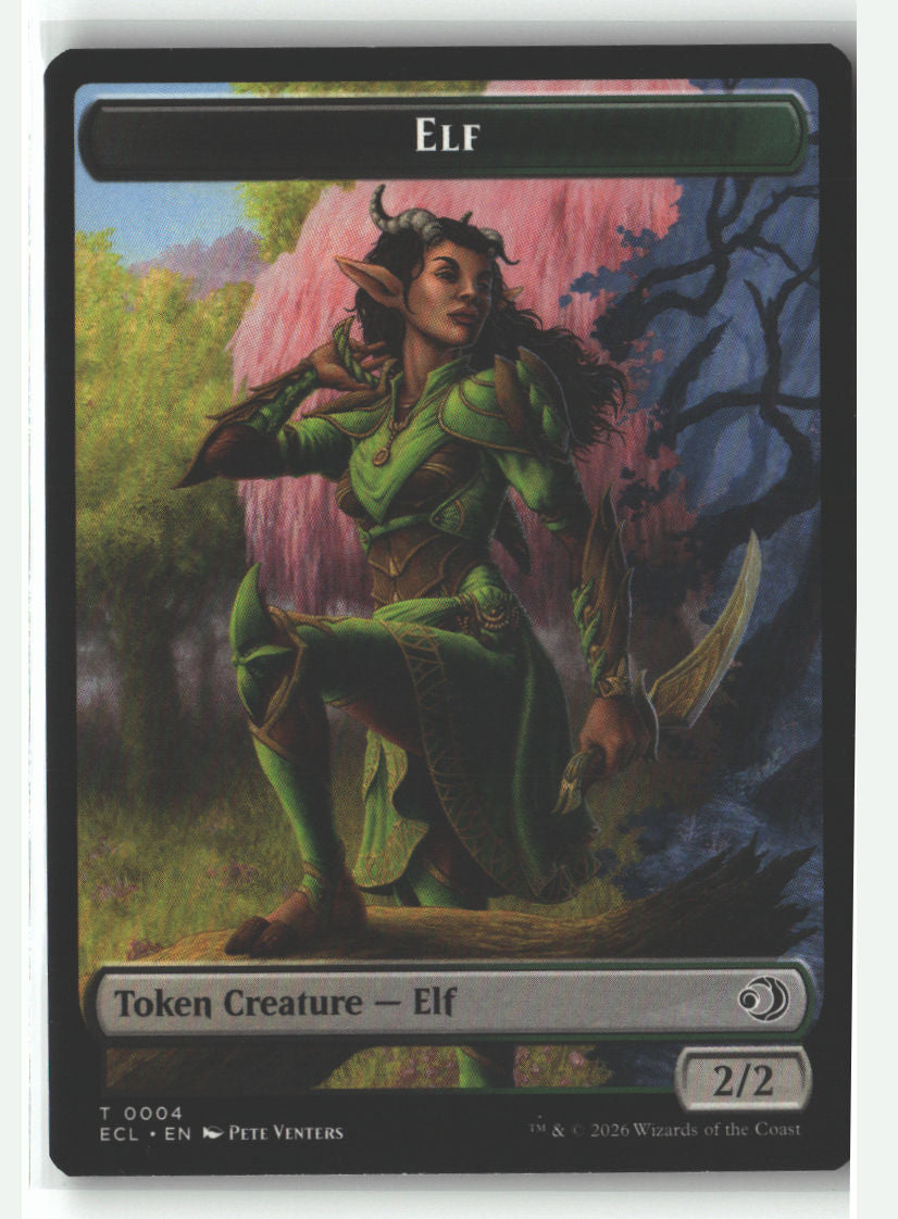Elf // Kithkin (0007) Double-Sided Token