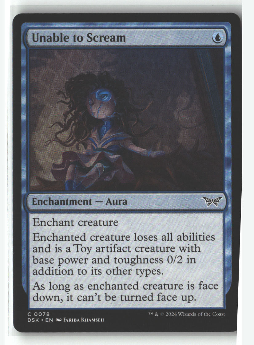 Unable to Scream | Lightly Played / English / Normal
