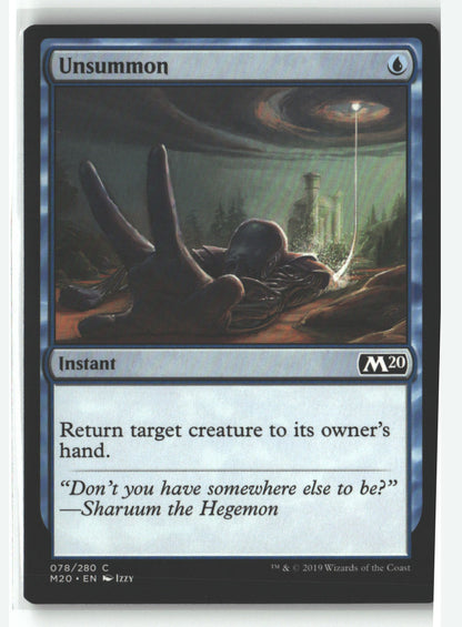 Unsummon | Lightly Played / English / Normal